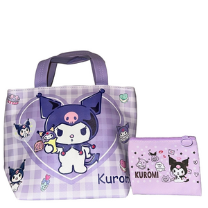 Sanrio Kuromi lunch bag and coin pouch